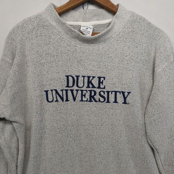 Duke University Original League Collegiate Outfitters Terry Sweatshirt Small - Picture 2 of 10